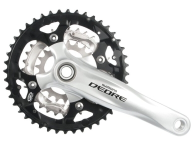 Mechanizm korbowy Shimano Deore FC-M590 srebrny