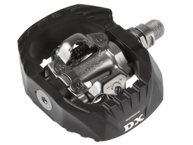 Pedały rowerowe Shimano PD M647 DH FR BMX + bloki