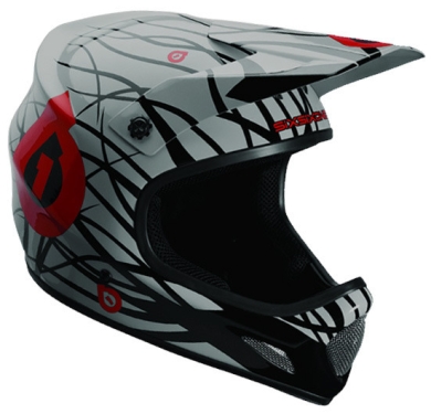 Kask rowerowy Fullface SixSixOne 661 Evolution Wired szary