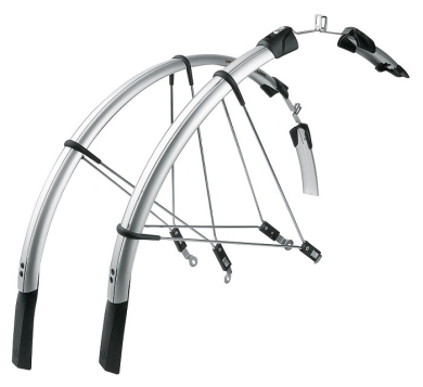 Komplet błotników SKS RaceBlade Long 28" srebrny