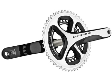 Mechanizm korbowy Shimano Dura-Ace FC-9000 srebrny