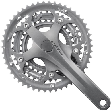 Shimano FC 2403 Claris Korba rowerowa szosowa octalink srebrna z osłoną