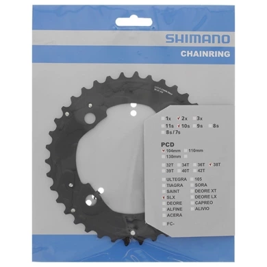 Tarcza mechanizmu korbowego Shimano SLX FC-M675 (38/24T)