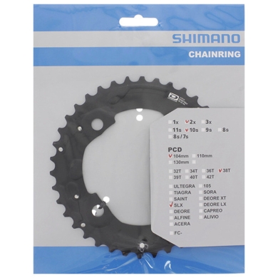 Tarcza mechanizmu korbowego Shimano SLX FC-M675 (38/26T)