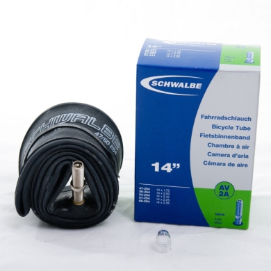 Schwalbe AV 2A Dętka 14 cali wentyl Auto 40mm