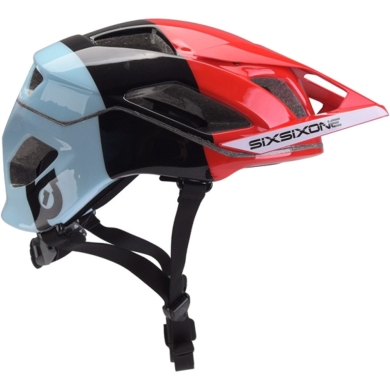 Kask rowerowy SixSixOne 661 EVO AM czerwono-niebieski