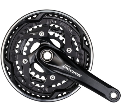 Mechanizm korbowy Shimano Deore FC-M610 czarny