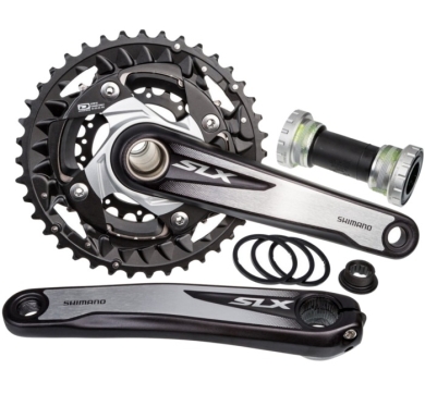 Mechanizm korbowy Shimano SLX FC-M672 czarny