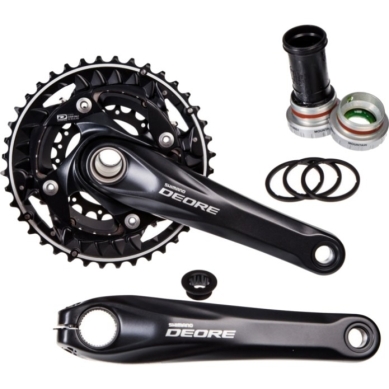 Mechanizm korbowy Shimano Deore FC-612 czarny