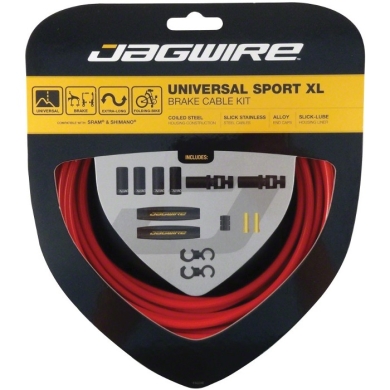 Zestaw linek i pancerzy hamulca Jagwire Universal Sport XL czerwony