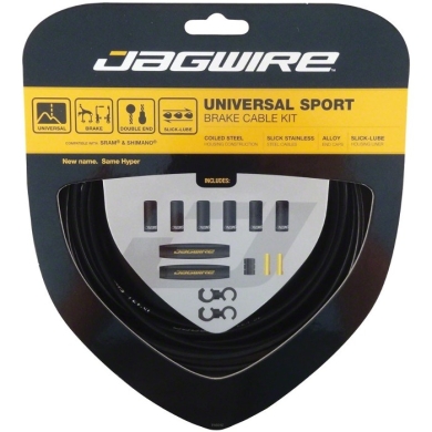 Zestaw linek i pancerzy hamulca Jagwire Universal Sport czarny