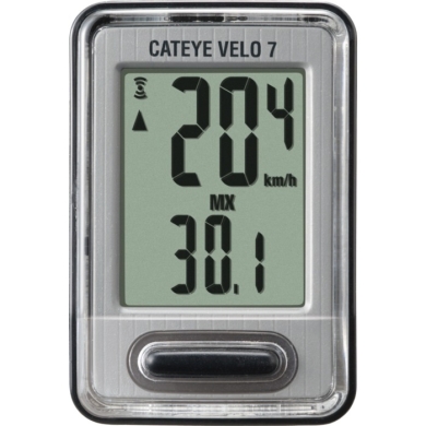 Licznik rowerowy przewodowy Cateye Velo 7 CC-VL520 czarny