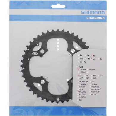 Shimano Tarcza korby 44z Deore FC M530 alu czarna