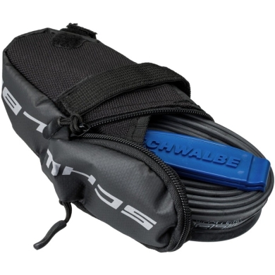 Torebka podsiodłowa Schwalbe + dętka Tour 28" SV17 i łyżki