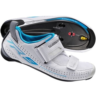 Buty triathlonowe damskie Shimano SH-TR900W biało-niebieskie