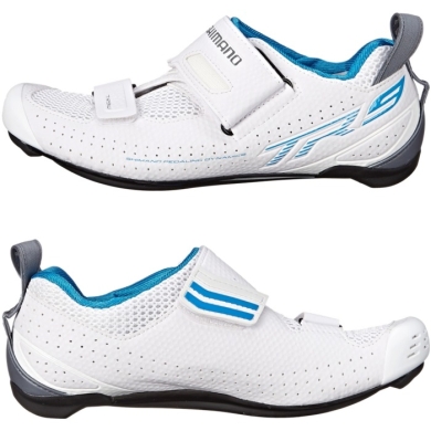Buty triathlonowe damskie Shimano SH-TR900W biało-niebieskie