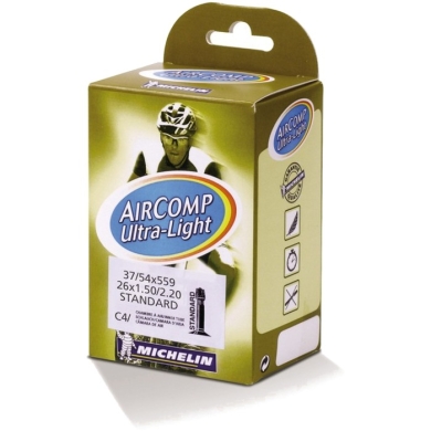 Michelin C4 Aircomp UltraLight 26" x 1.6/2.1 presta 40mm Dętka