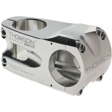 Thomson Elite X4 0° Wspornik kierownicy / Mostek 31,8mm srebrny