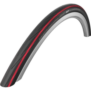 Schwalbe Lugano 700c KG LS Opona szosowa czerwona