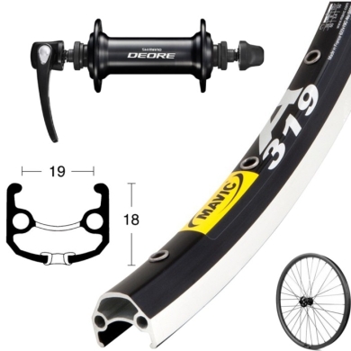 Mavic A 319 Koło przednie 28 Cross Trekking V-Brake Shimano Deore czarne