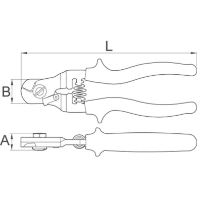 Obcinaczki do linek stalowych Unior 584/2POLLY