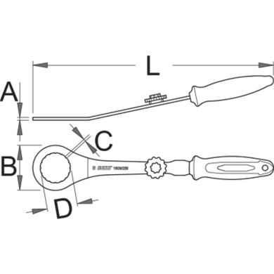 Klucz do suportu Unior 1609/2BI