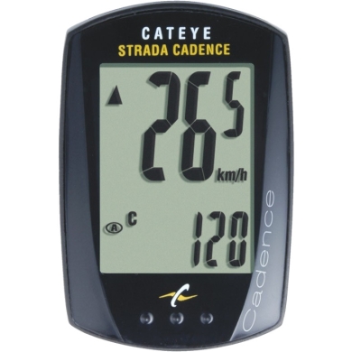 Licznik rowerowy bezprzewodowy Cateye Strada Cadence RD200 czarny