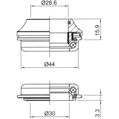 Stery zintegrowane Author ACO-HS20 Ahead 1 1/8"