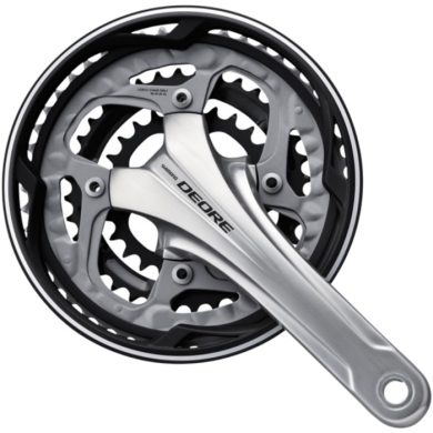 Mechanizm korbowy Shimano Deore FC-T611 srebrny