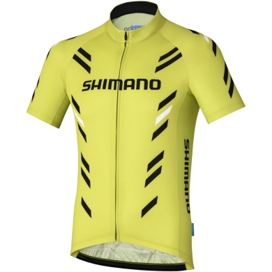 Koszulka rowerowa Shimano Print żółta