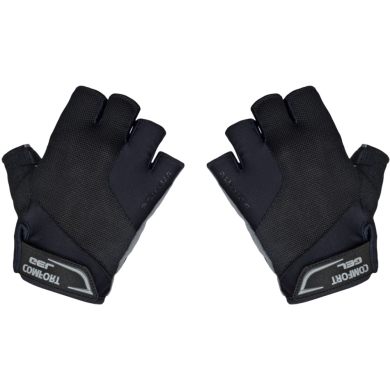 Author Men Comfort Gel X6 Rękawiczki rowerowe z krótkimi palcami czarne