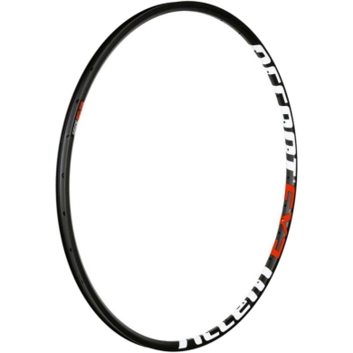 Accent Exe Obręcz MTB 29" czarno biało czerwona 22,5mm 32H