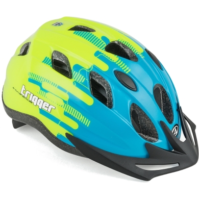 Kask rowerowy Author Trigger niebiesko-żółty