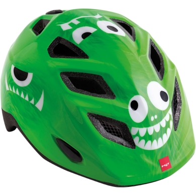 MET Genio II Kask rowerowy dziecięcy monster zielony