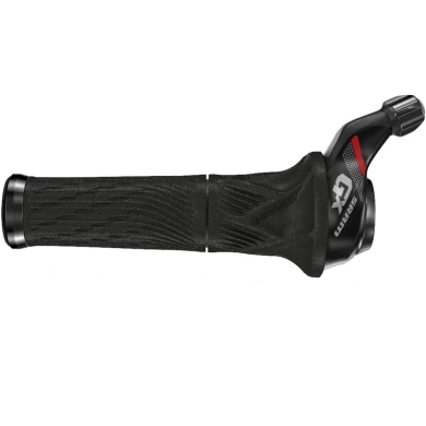 Manetka obrotowa Sram GX Grip Shift lewa czerwona