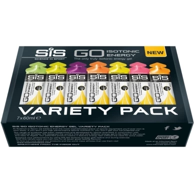 Zestaw żeli izotonicznych S.I.S. Science In Sport Go Isotonic Energy Różne smaki 7x60 ml