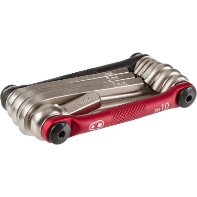 Multitool Crank Brothers M10 czarno-czerwony