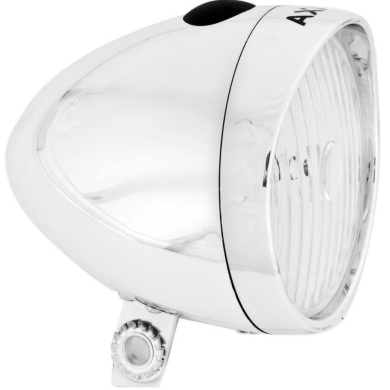 AXA Classic Lampka przednia 4 lux Srebrna