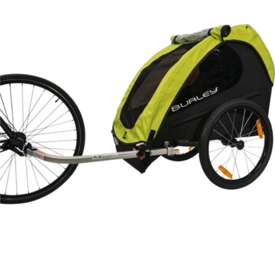 Burley Minnow Przyczepka rowerowa dla dziecka jednoosobowa zielona
