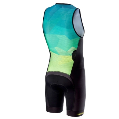 Kombinezon triathlonowy Castelli Core Tri niebiesko-żółty