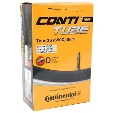 Dętka Continental Tour 26 Slim Dunlop 40 mm