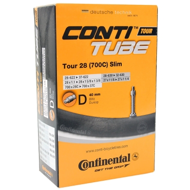 Dętka Continental Tour 28 Slim Dunlop 40 mm