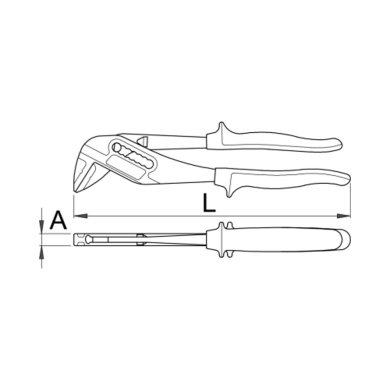 Szczypce nastawne Unior 449/1PYTHON