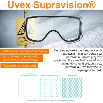 Uvex Magic II Gogle narciarskie white lasergold lite clear