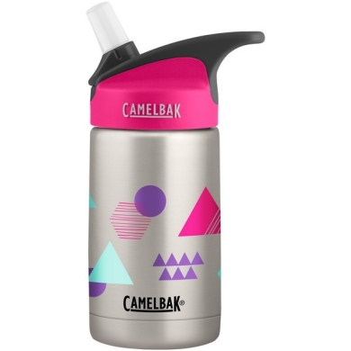 Camelbak Eddy Kids Vacuum Insulated Butelka termiczna 400ml srebrno różowa