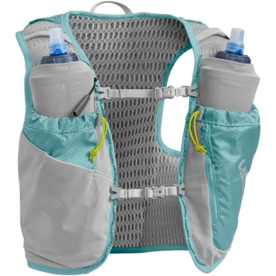 Kamizelka do biegania damska Camelbak Woman's Ultra Pro Vest szaro-turkusowa