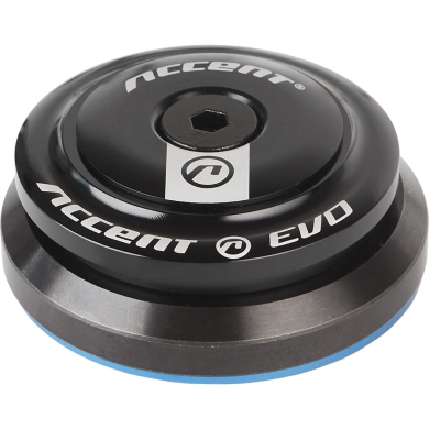 Accent HI Evo Stery zintegrowane 1 1/8/1,5 czarne taper