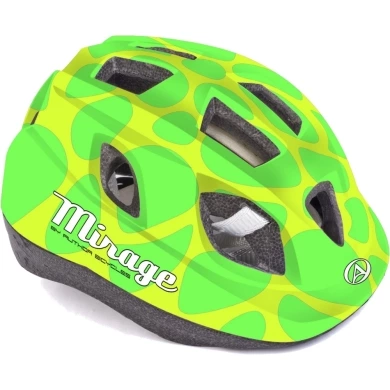 Kask rowerowy Author Mirage żółto-zielony