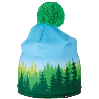 Czapka zimowa Viking Pike Print niebieska