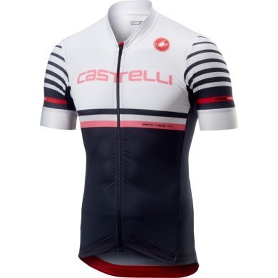 Castelli AR 4.1 Koszulka rowerowa oddychająca biało czarna